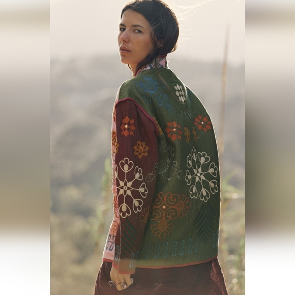 NWT Zara Embroidered Jacket - Picture 4 of 13